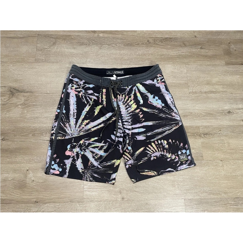 Rip Curl Black and Gray Mirage Board Shorts